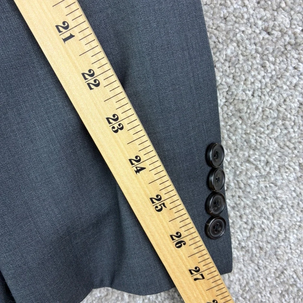 Brooks Brothers Red Fleece Size 42R Gray Wool Blazer Preppy Ivy League Classic